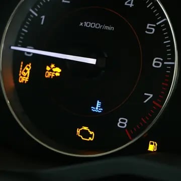Automotive error message.